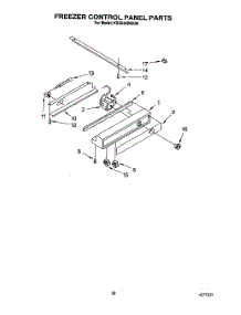 17 - Freezer Control parts for Kitchenaid Refrigerator KSSS48DBX00 from AppliancePartsPros.com