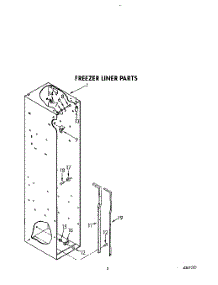 04 - Freezer Liner parts for Kitchenaid Refrigerator KSSS48DWX01 from AppliancePartsPros.com