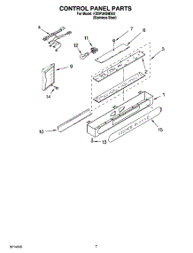 05 - Control Panel Parts parts for Kitchenaid Refrigerator KSSP36QMS02 from AppliancePartsPros.com