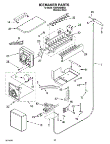 15 - Icemaker Parts parts for Kitchenaid Refrigerator KSSP36QMS02 from AppliancePartsPros.com