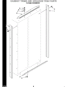 02 - Cabinet Trims And Breaker Trim parts for Kitchenaid Refrigerator KSSS36MBX01 from AppliancePartsPros.com