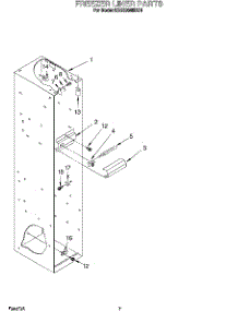 05 - Freezer Liner parts for Kitchenaid Refrigerator KSSS36MBX01 from AppliancePartsPros.com