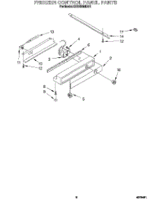 06 - Freezer Control Panel parts for Kitchenaid Refrigerator KSSS36MBX01 from AppliancePartsPros.com