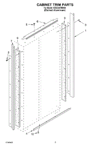 02 - Cabinet Trim Parts parts for Kitchenaid Refrigerator KSSO42FMX00 from AppliancePartsPros.com