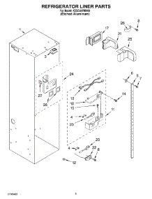 04 - Refrigerator Liner Parts parts for Kitchenaid Refrigerator KSSO42FMX00 from AppliancePartsPros.com