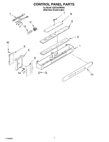 05 - Control Panel Parts parts for Kitchenaid Refrigerator KSSO42FMX00 from AppliancePartsPros.com