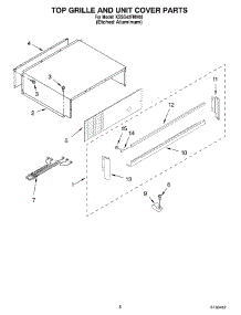 06 - Top Grille And Unit Cover Parts parts for Kitchenaid Refrigerator KSSO42FMX00 from AppliancePartsPros.com