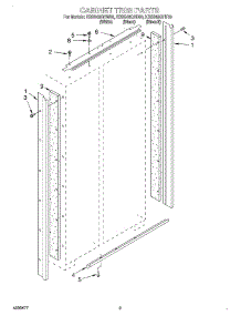 02 - Cabinet Trim parts for Kitchenaid Refrigerator KSSS48QHW00 from AppliancePartsPros.com