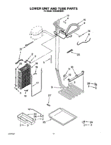 12 - Lower Unit And Tube parts for Kitchenaid Refrigerator KSSS36DBX01 from AppliancePartsPros.com