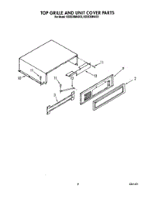07 - Top Grille And Unit Cover parts for Kitchenaid Refrigerator KSSS36MAX01 from AppliancePartsPros.com