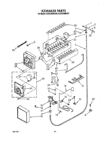 15 - Icemaker, Lit / Optional parts for Kitchenaid Refrigerator KSSS36MAX01 from AppliancePartsPros.com