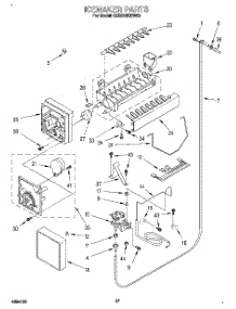 17 - Icemaker, Literature parts for Kitchenaid Refrigerator KSSS42QDW02 from AppliancePartsPros.com