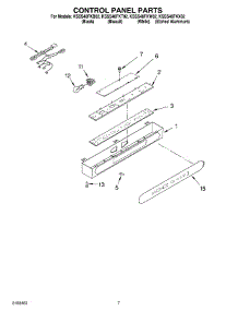 05 - Control Panel Parts parts for Kitchenaid Refrigerator KSSS48FKT02 from AppliancePartsPros.com