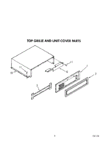 04 - Top Grille And Unit Cover parts for Kitchenaid Refrigerator KSSS42DAW00 from AppliancePartsPros.com