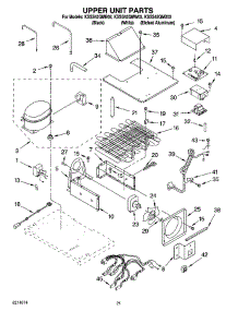 13 - Upper Unit Parts parts for Kitchenaid Refrigerator KSSS42QMX02 from AppliancePartsPros.com