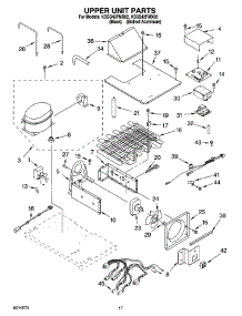 11 - Upper Unit Parts parts for Kitchenaid Refrigerator KSSS42FMX02 from AppliancePartsPros.com