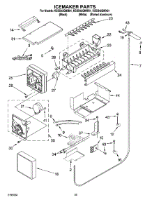 15 - Icemaker Parts parts for Kitchenaid Refrigerator KSSS42QMX01 from AppliancePartsPros.com