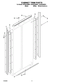 02 - Cabinet Trim Parts parts for Kitchenaid Refrigerator KSSS42QMW01 from AppliancePartsPros.com