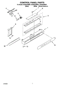05 - Control Panel Parts parts for Kitchenaid Refrigerator KSSS42QMW01 from AppliancePartsPros.com