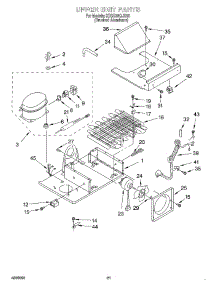 14 - Upper Unit parts for Kitchenaid Refrigerator KSSS36QJX00 from AppliancePartsPros.com