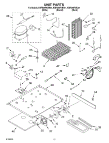 09 - Unit parts for Kitchenaid Refrigerator KSFS25FKBL01 from AppliancePartsPros.com