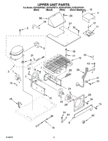 11 - Upper Unit parts for Kitchenaid Refrigerator KSSS42FKT01 from AppliancePartsPros.com