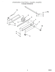 06 - Freezer Control Panel parts for Kitchenaid Refrigerator KSSS42MHX00 from AppliancePartsPros.com