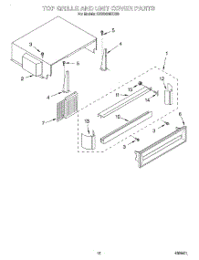 09 - Top Grille And Unit Cover parts for Kitchenaid Refrigerator KSSS42MHX00 from AppliancePartsPros.com
