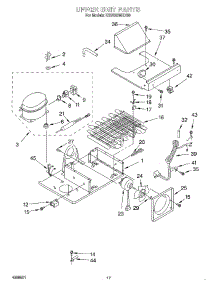 12 - Upper Unit parts for Kitchenaid Refrigerator KSSS42MHX00 from AppliancePartsPros.com