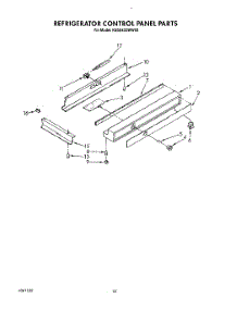 07 - Refrigerator Control Panel parts for Kitchenaid Refrigerator KSSS42DWW02 from AppliancePartsPros.com