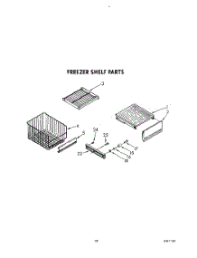 10 - Freezer Shelf parts for Kitchenaid Refrigerator KSSS42DWW02 from AppliancePartsPros.com