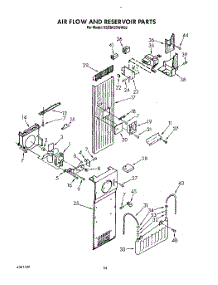 16 - Air Flow And Reservoir parts for Kitchenaid Refrigerator KSSS42DWW02 from AppliancePartsPros.com