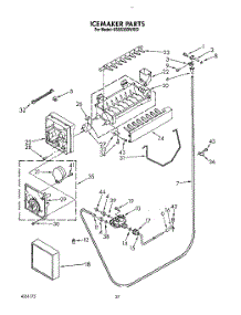 17 - Icemaker, Lit / Optional parts for Kitchenaid Refrigerator KSSS36DWX02 from AppliancePartsPros.com
