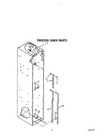 04 - Freezer Liner parts for Kitchenaid Refrigerator KSSS48DWW00 from AppliancePartsPros.com