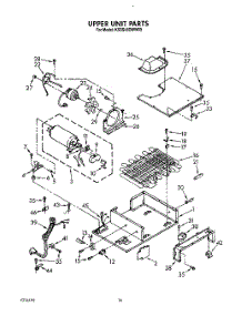14 - Upper Unit, Lit / Optional parts for Kitchenaid Refrigerator KSSS48DWW00 from AppliancePartsPros.com