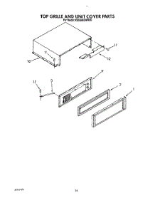 18 - Top Grille And Unit Cover parts for Kitchenaid Refrigerator KSSS48DWW00 from AppliancePartsPros.com