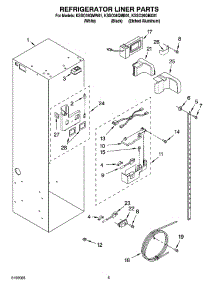 04 - Refrigerator Liner Parts parts for Kitchenaid Refrigerator KSSO36QMB01 from AppliancePartsPros.com
