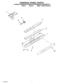 05 - Control Panel parts for Kitchenaid Refrigerator KSSS48FKX00 from AppliancePartsPros.com