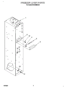 05 - Freezer Liner parts for Kitchenaid Refrigerator KSSS36MAX04 from AppliancePartsPros.com