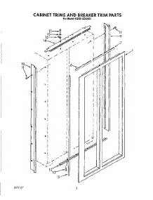 02 - Cabinet Trims And Breaker Trim parts for Kitchenaid Refrigerator KSSS42DAX03 from AppliancePartsPros.com