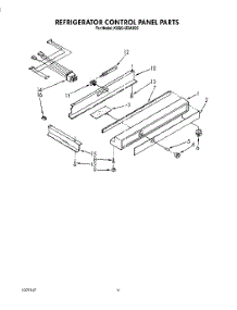 07 - Refrigerator Control Panel parts for Kitchenaid Refrigerator KSSS42DAX03 from AppliancePartsPros.com