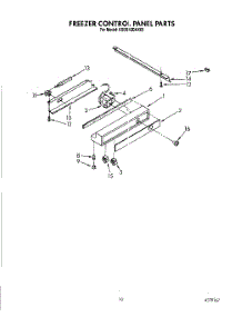 08 - Freezer Control Panel parts for Kitchenaid Refrigerator KSSS42DAX03 from AppliancePartsPros.com
