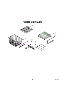 10 - Freezer Shelf parts for Kitchenaid Refrigerator KSSS42DAX03 from AppliancePartsPros.com