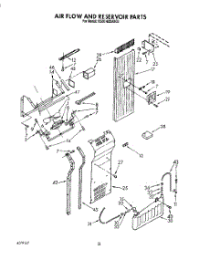 16 - Air Flow And Reservoir parts for Kitchenaid Refrigerator KSSS42DAX03 from AppliancePartsPros.com
