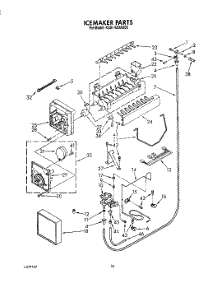 17 - Icemaker, Lit\Optional parts for Kitchenaid Refrigerator KSSS42DAX03 from AppliancePartsPros.com