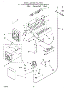 17 - Icemaker, Lit / Optional parts for Kitchenaid Refrigerator KSSP48QFS05 from AppliancePartsPros.com