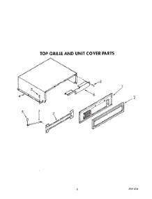 03 - Top Grille And Unit Cover parts for Kitchenaid Refrigerator KSSS42MAX01 from AppliancePartsPros.com