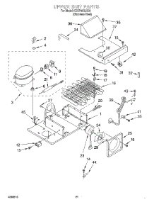 14 - Upper Unit parts for Kitchenaid Refrigerator KSSP48QJS00 from AppliancePartsPros.com