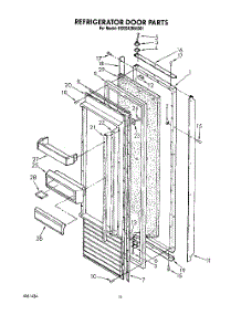 09 - Refrigerator Door parts for Kitchenaid Refrigerator KSSS42MAX01 from AppliancePartsPros.com