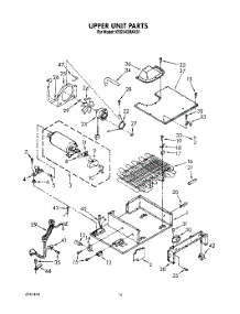 11 - Upper Unit parts for Kitchenaid Refrigerator KSSS42MAX01 from AppliancePartsPros.com